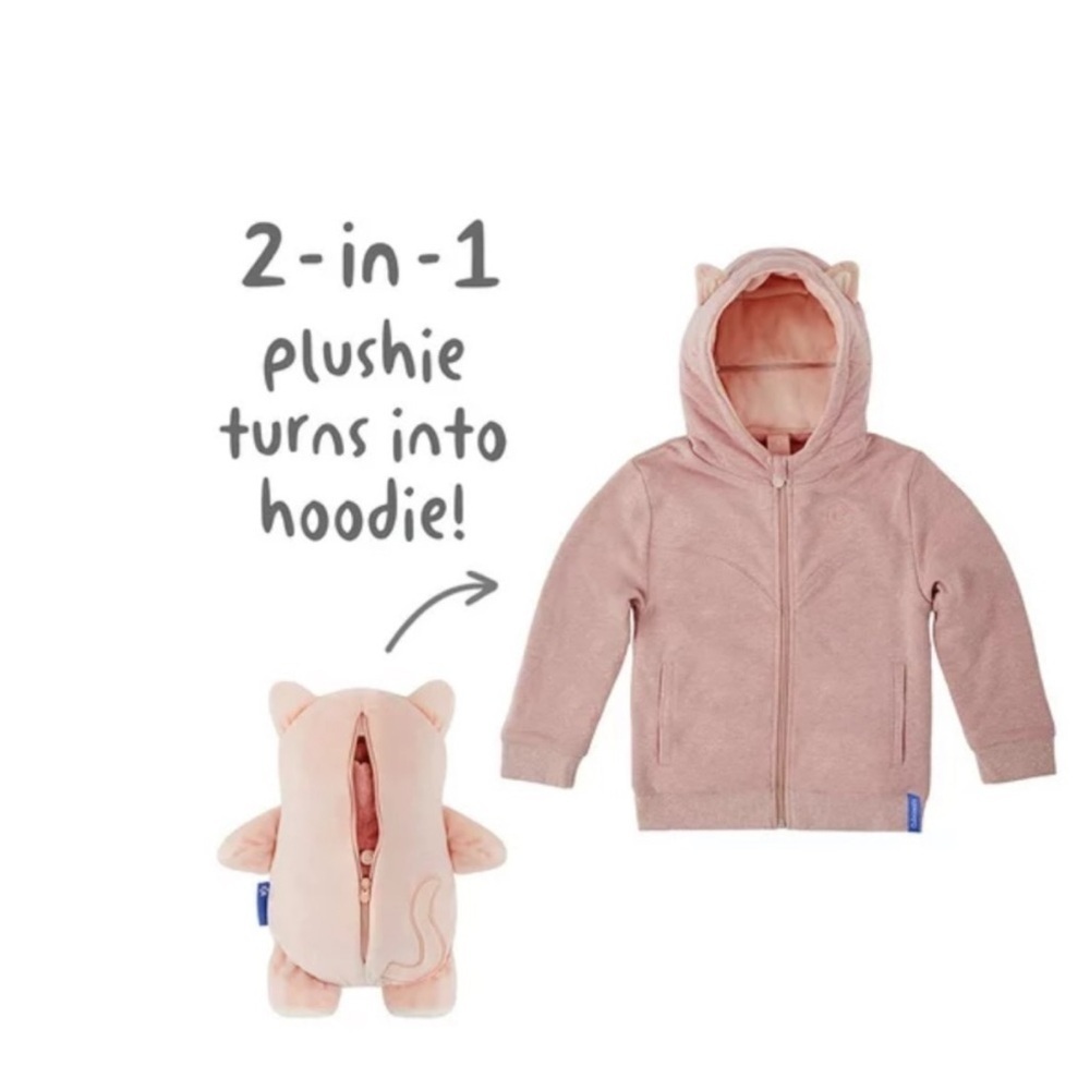Cubcoats 2 in 1 Transforming Kali the Kitty Zip up Hoodie Size 3 - Picture 2 of 7